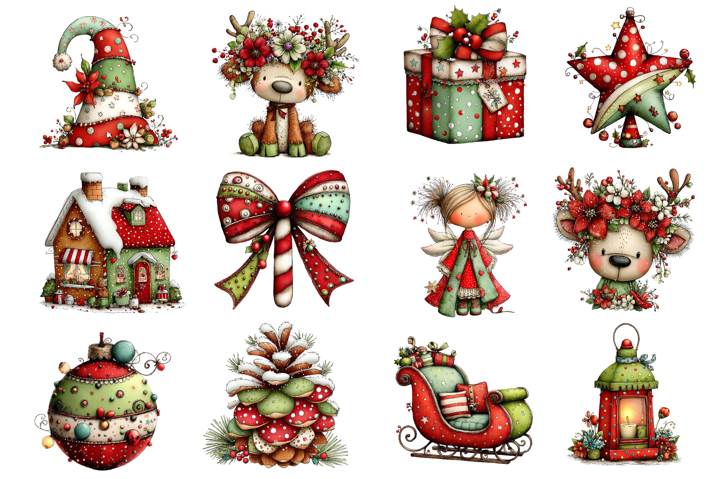Whimsical Christmas Clipart - photo 3