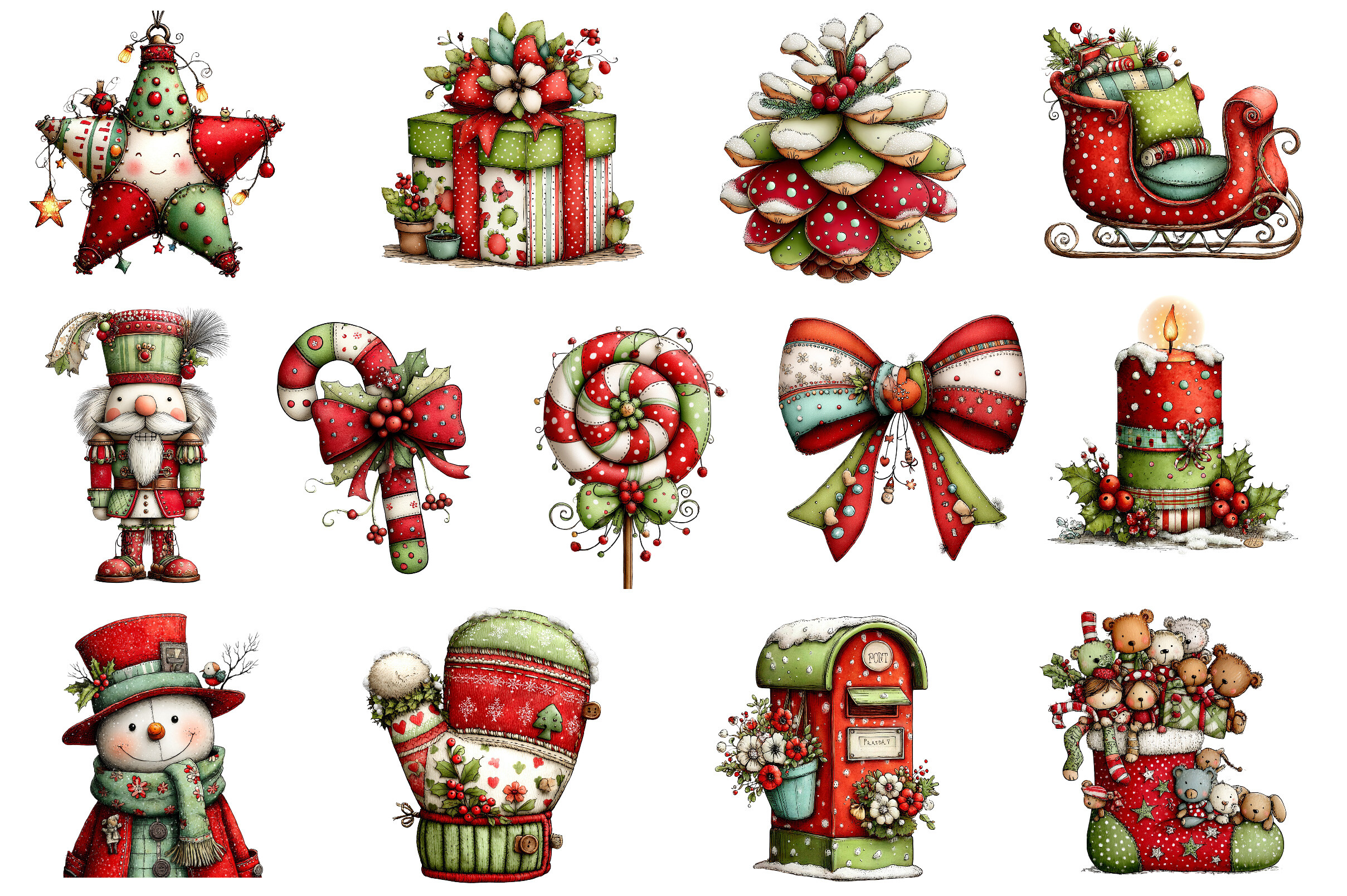 Whimsical Christmas Clipart - photo 4