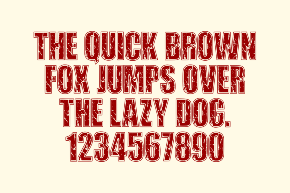 Abcd Grunge Font - Preview 2