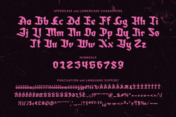 Amortem Font - Preview 2