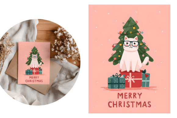 Christmas Invite for Cat Lovers