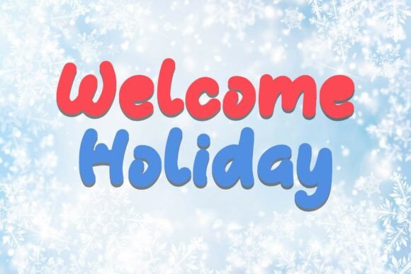 Christmas Tabita Font PNG with transparent background - Preview 1