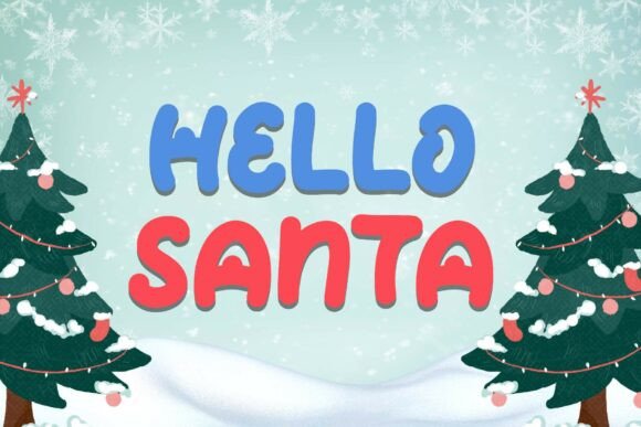 Christmas Tabita Font PNG with transparent background - Preview 3