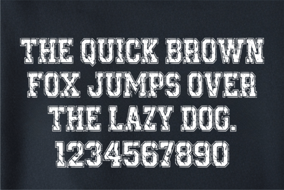 College Grunge Font - Preview 2