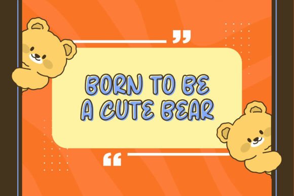 Cute Emilo Font - Preview 2