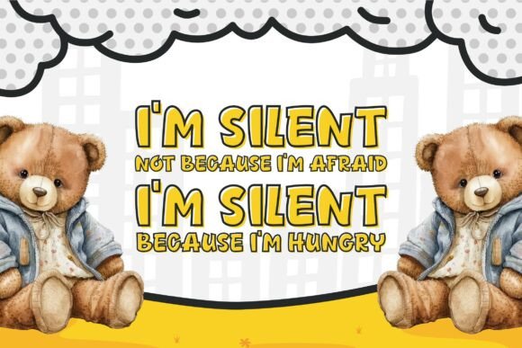 Cute Juroh Font PNG with transparent background - Preview 2