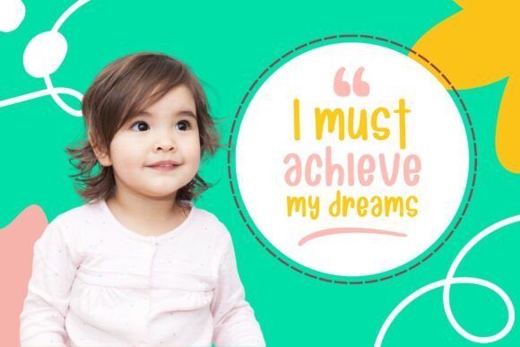 Cute Swile Font PNG with transparent background - Preview 1