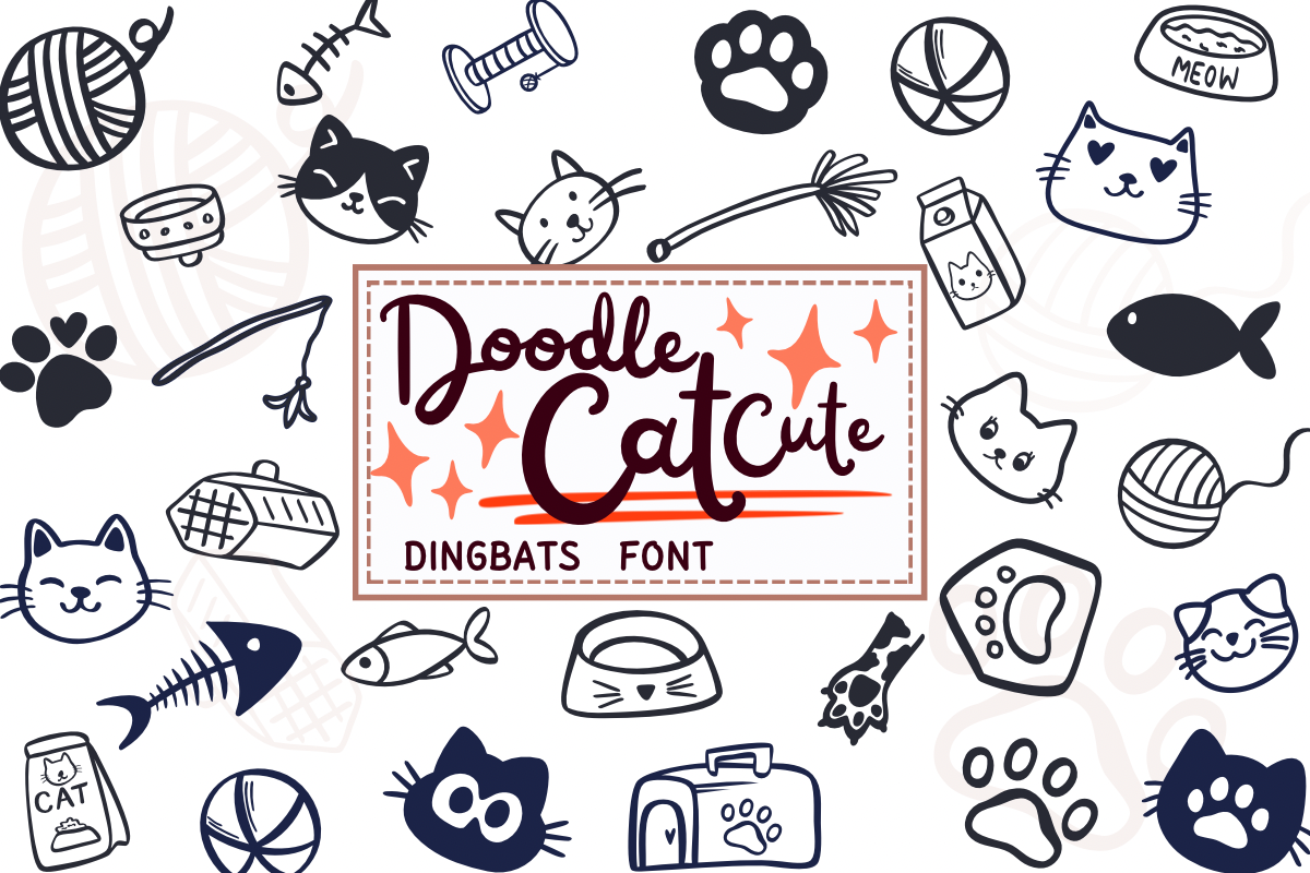 Doodle Cat Cute