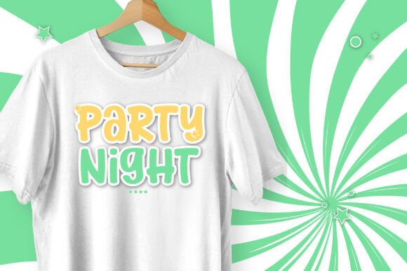 Groovy Night Font - Preview 2