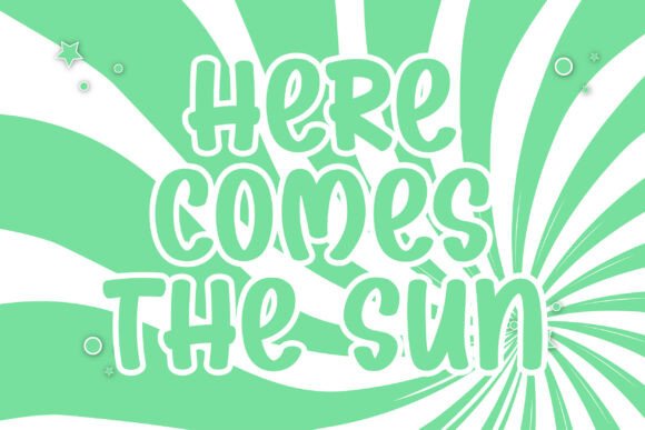 Groovy Night Font - Preview 4