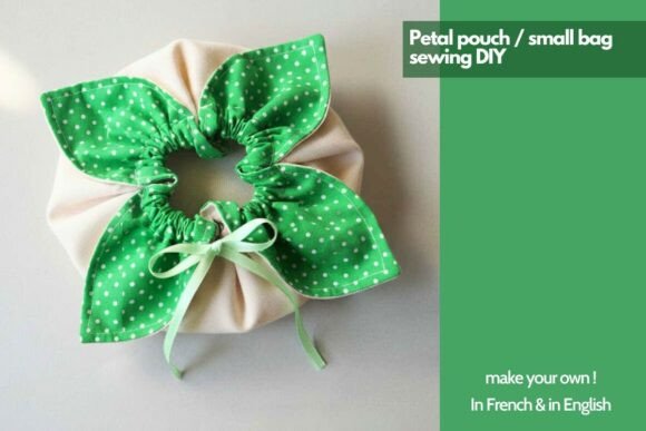 Petals Small Bag / Pouch Sewing Diy