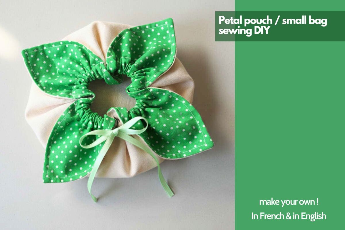 Petals Small Bag / Pouch Sewing Diy