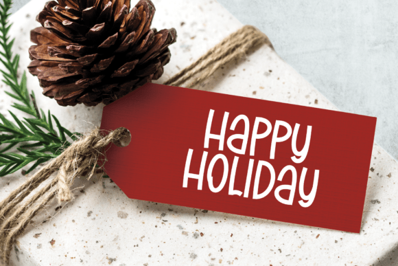 Santa Christmas Font PNG with transparent background - Preview 2