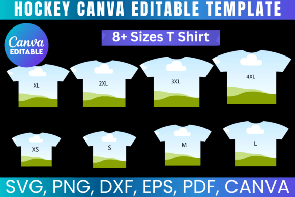 All over T-Shirt Canva Template