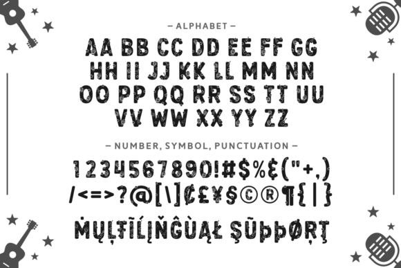 Band Super Font - Preview 4