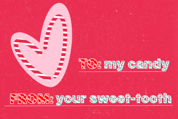 Candy Cane Font - Preview 2