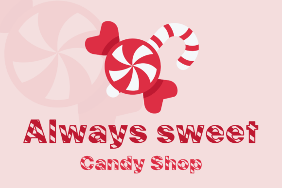 Candy Cane Font - Preview 5