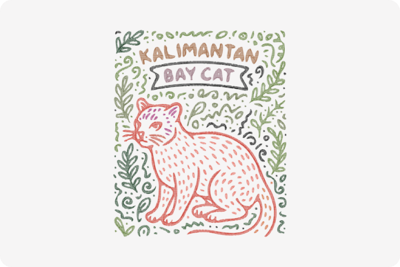 Cute Borneo Cat