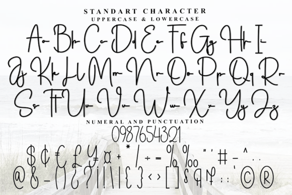 Digital Planers Font PNG with transparent background - Preview 5