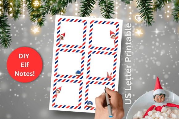 Elf on the Shelf Note Cards
