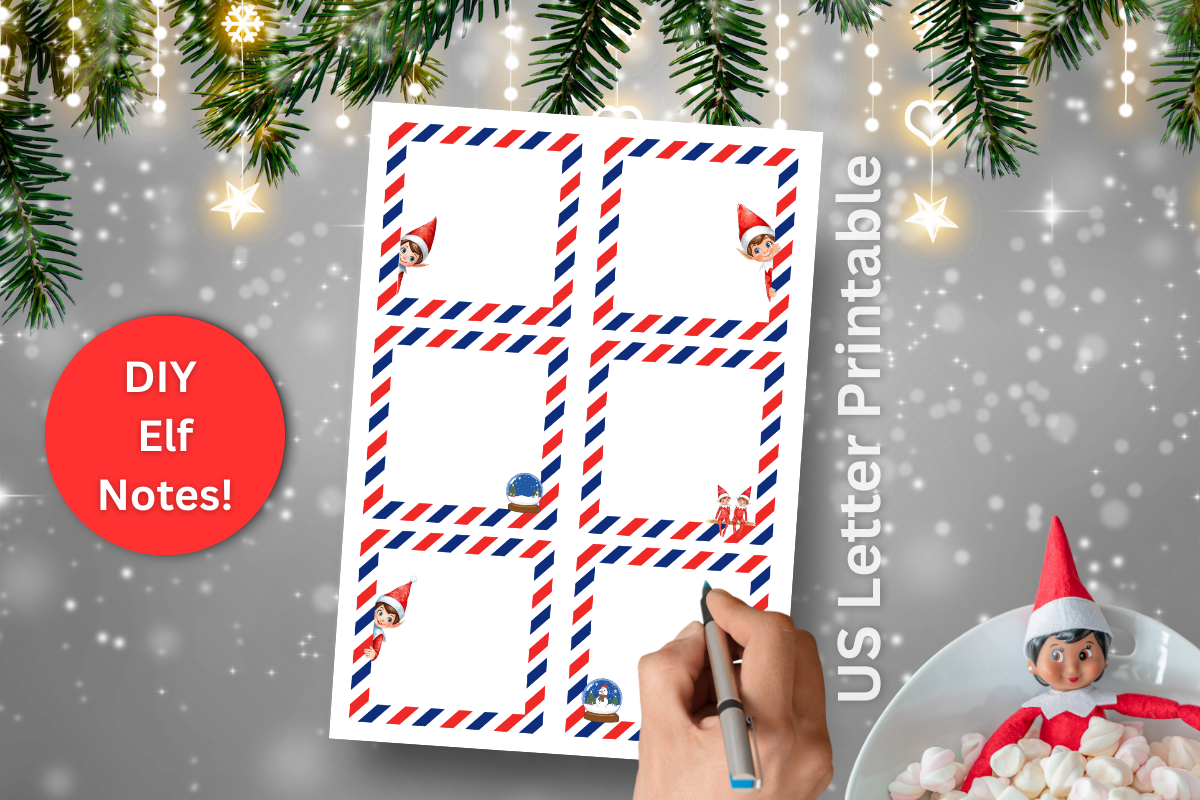 Elf on the Shelf Note Cards