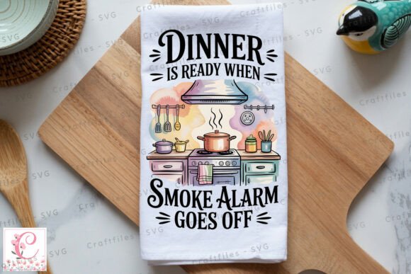Funny Kitchen Towel Sublimation Design