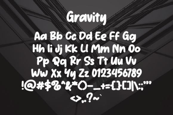 Gravity Font - Preview 1