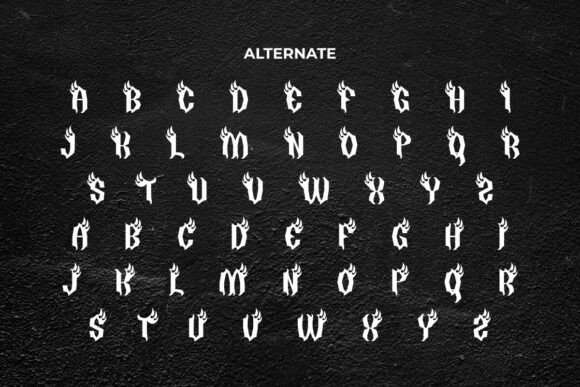 Hawkgirl Font - Preview 6