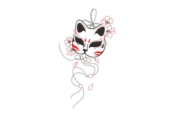 Japanese Kitsune Fox Mask