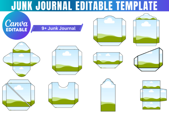 Junk Journal Canva Template