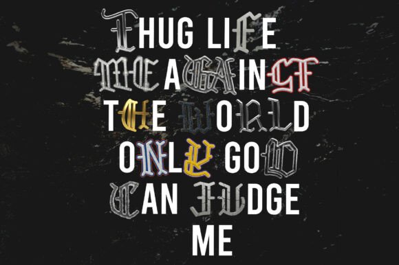Manson Font PNG with transparent background - Preview 1