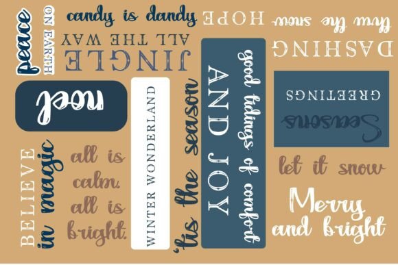 Noel Nuevo Duo Font PNG with transparent background - Preview 1