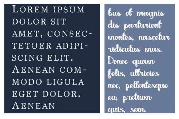 Noel Nuevo Duo Font PNG with transparent background - Preview 3