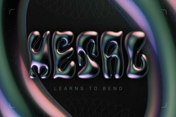 Obsidian Flex Font PNG with transparent background - Preview 3
