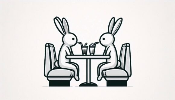 Retro Diner Bunnies