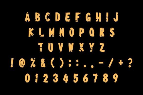 Sketch Project Font PNG with transparent background - Preview 5