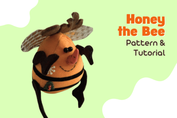 Bee Plush Sewing Pattern PDF