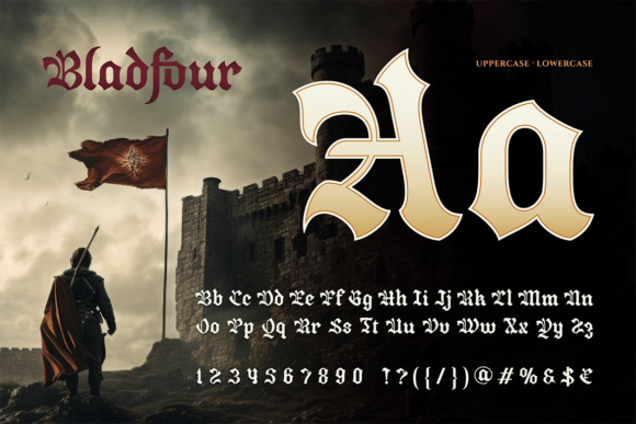 Bladfour Font - Preview 1
