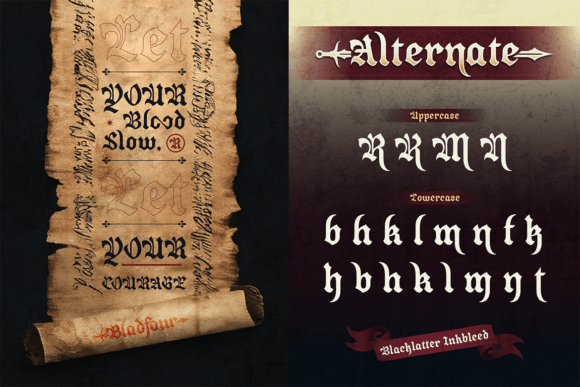 Bladfour Font - Preview 6