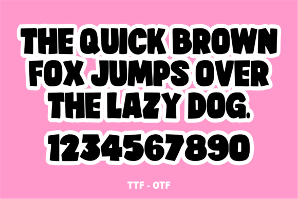 Bold Space Font - Preview 3