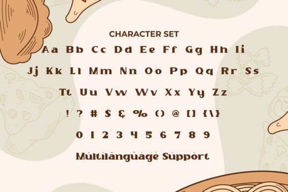 Caramel Pizza Font - Preview 4