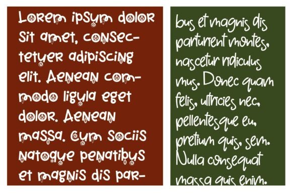 Eggnoger Duo Font Font PNG with transparent background - Preview 3