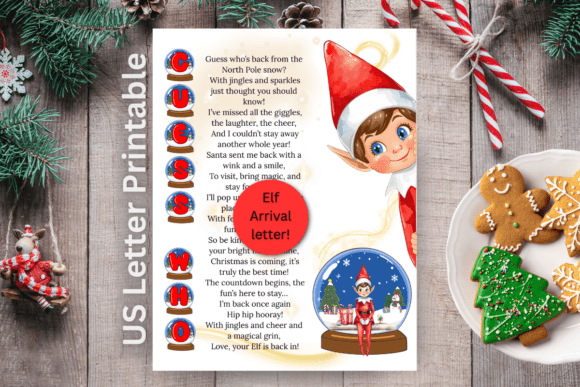 Elf on the Shelf Arrival Letter