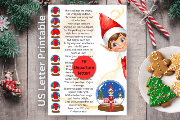 Elf on the Shelf Goodbye Letter