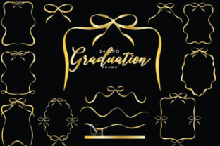 Graduation Frame & Pattern Bundle Graphic by Nam Tiwa · Creative Fabrica
