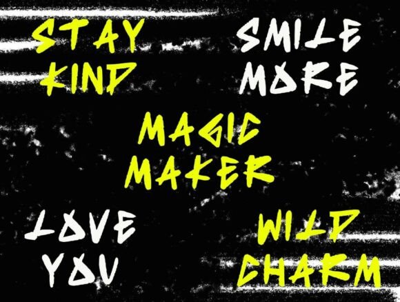 Hand Drawn Graffiti Font - Preview 3