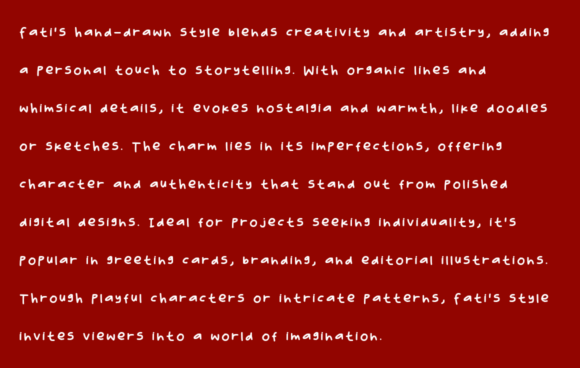 Hand Drawn Style Font - Preview 1