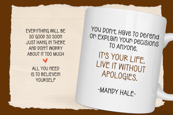 Journal Handwriting Font PNG with transparent background - Preview 3