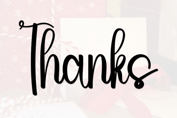 Merry Newyear Font font preview - 4