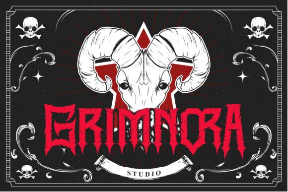 Ravenmorth Font PNG with transparent background - Preview 1